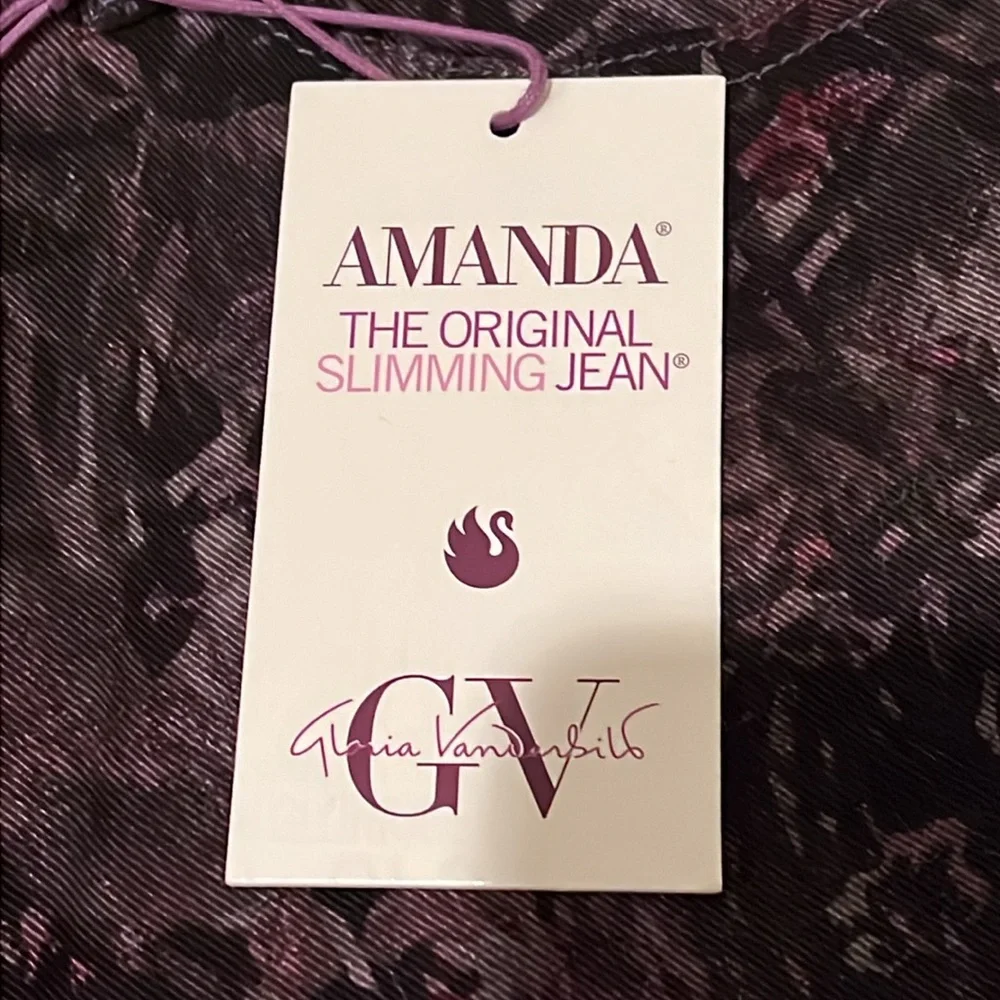 👖 NWT Gloria Vanderbilt brand women’s “Amanda” style jeans - Picture 7 of 11
